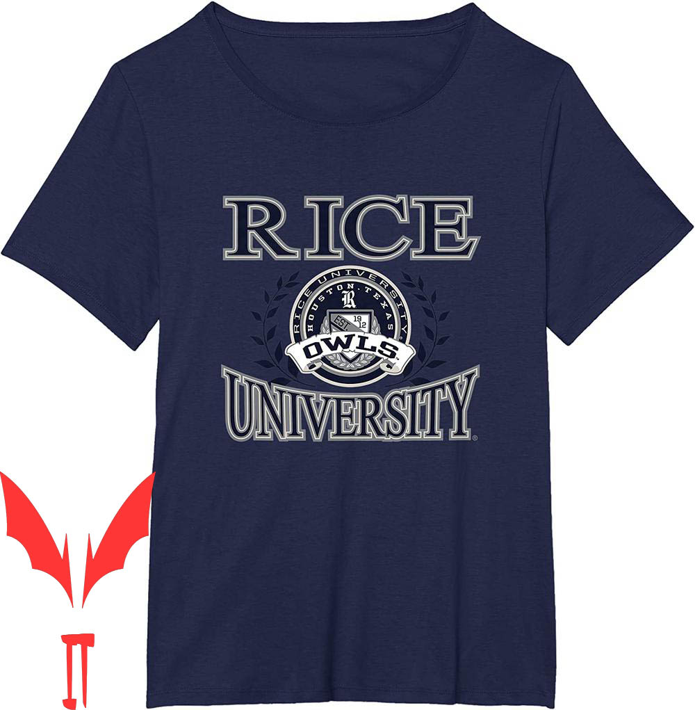 Rice University T-Shirt Owls Laurel Logo Officially Licensed Rice University T-Shirt Owls Laurel Logo Officially Licensed