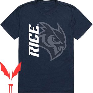 Rice University T-Shirt Owls NCAA Gridiron