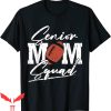 Senior Football Mom T-Shirt Squad Grunge Trendy Sports Tee