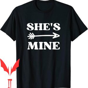 Shes Mine Hes Mine T-Shirt Matching Couples