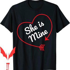Shes Mine Hes Mine T-Shirt Matching For Cute Couples