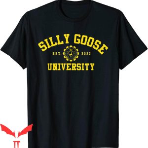 Silly Goose University T-Shirt Funny And Cute School Bird