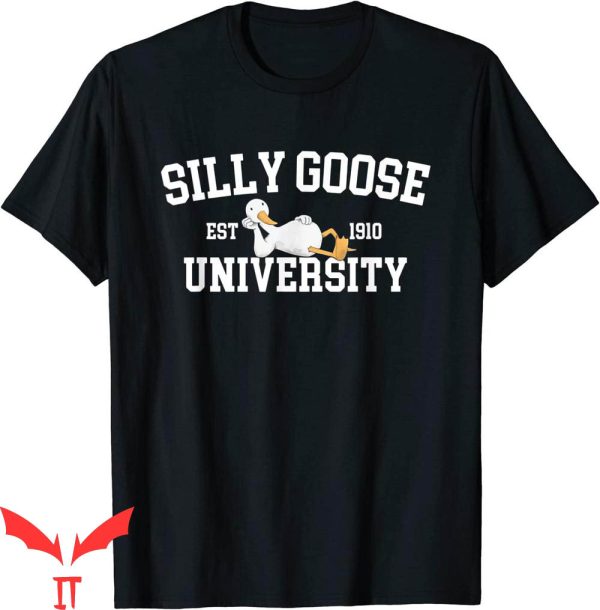 Silly Goose University T-Shirt Funny Duck Meme School