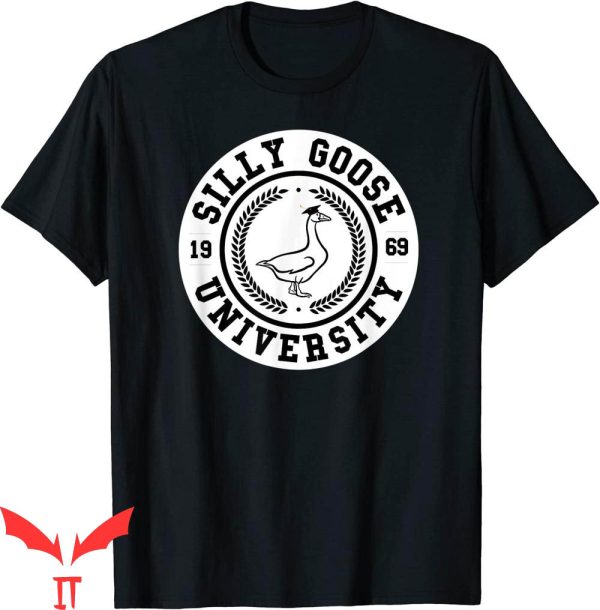 Silly Goose University T-Shirt Funny Goose Meme School