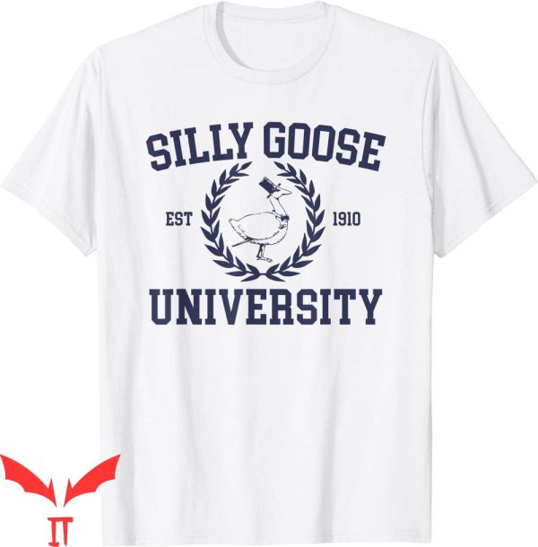 Silly Goose University T-Shirt Funny Meme Bird Lover