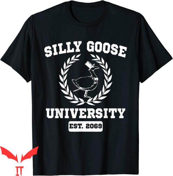Silly Goose University T-Shirt Funny Meme School Academy