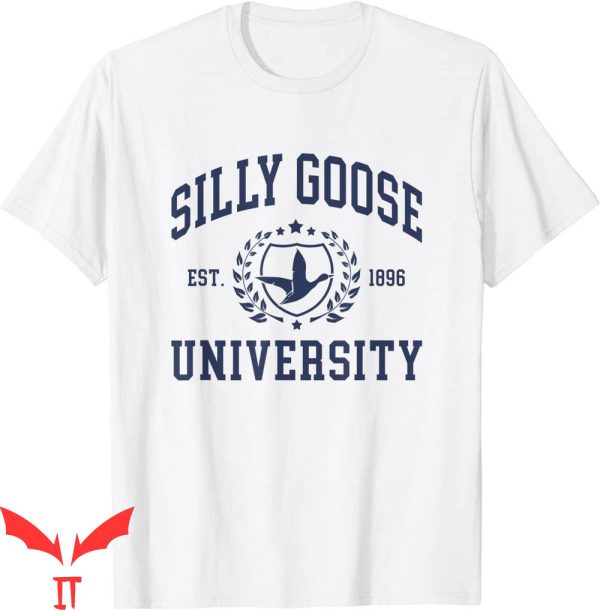 Silly Goose University T-Shirt Goose Meme School Bird