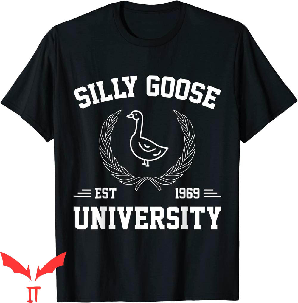 Silly Goose University T-Shirt Minimalist Meme Costume Silly Goose University T-Shirt Minimalist Meme Costume