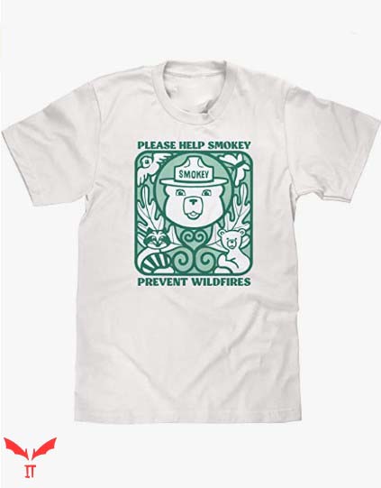 Smokey Bear T Shirt Help Smokey Wildfires Forest Animal Shirt Smokey Bear T Shirt Help Smokey Wildfires Forest Animal Shirt