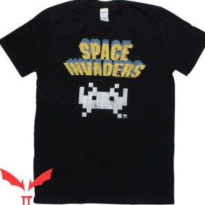 Space Invaders T Shirt Atari Space Invaders Lone Alien