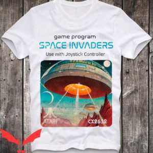 Space Invaders T Shirt Gamer Vintage Retro Unisex Shirt