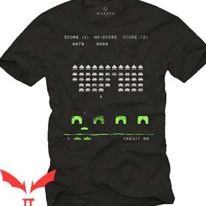 Space Invaders T Shirt Old School Space Invaders Shirt