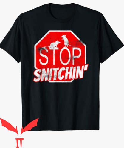 Stop Snitching On The Woo T Shirt Snitch Rat Tee Shirt