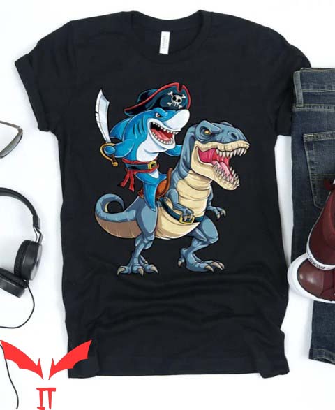 Street Sharks T Shirt Shark Pirate Riding Dinosaur T Shirt Street Sharks T Shirt Shark Pirate Riding Dinosaur T Shirt