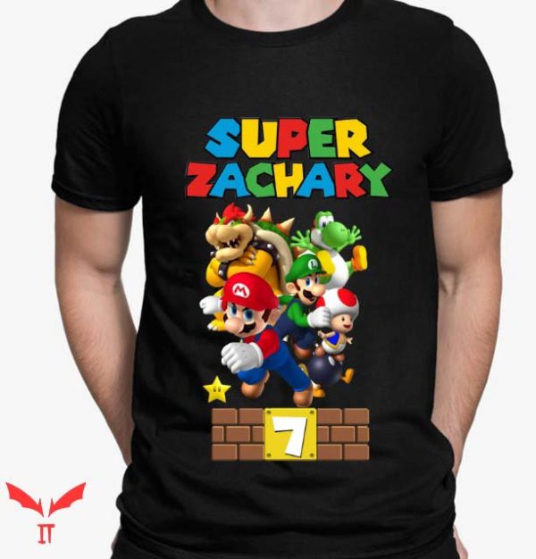 Super Mario Birthday T Shirt