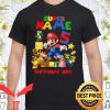 Super Mario Birthday T Shirt Birthday Matching Gift