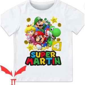 Super Mario Birthday T Shirt Mario Birthday Family Party