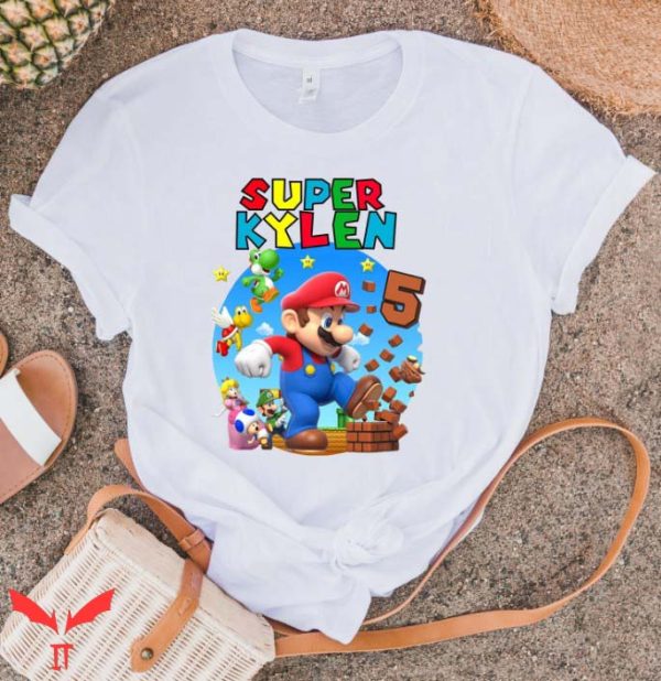 Super Mario Birthday T Shirt Mario Family Birthday Matching