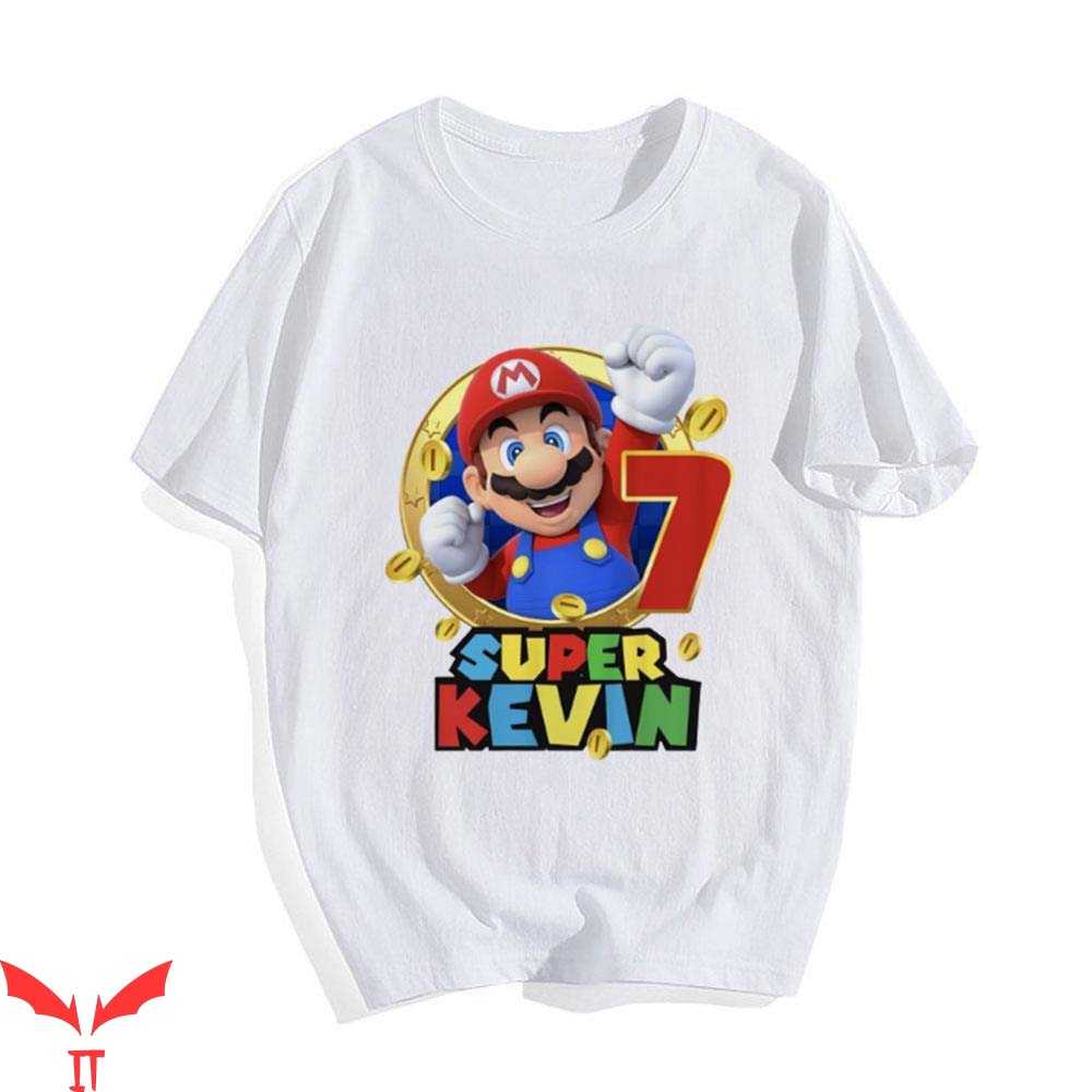 Super Mario Birthday T Shirt Nintendo Customs Super Mario Super Mario Birthday T Shirt Nintendo Customs Super Mario