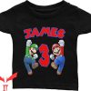 Super Mario Birthday T Shirt Super Gamer Mario Family