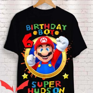 Super Mario Birthday T Shirt Super Hudson Gift Shirt