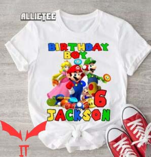 Super Mario Birthday T Shirt Super Mario 6th Jackson Super Mario Birthday T Shirt Super Mario 6th Jackson