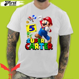 Super Mario Birthday T Shirt Super Mario Brothers Shirt