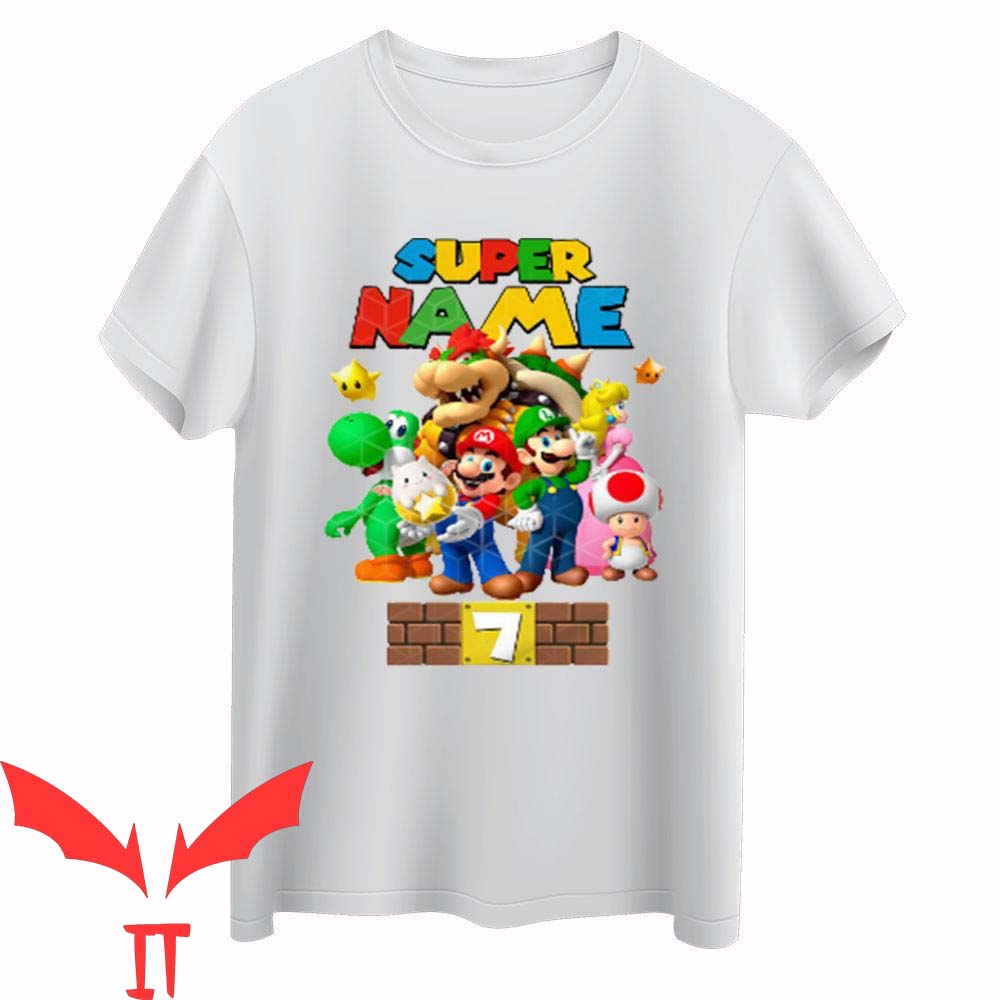 Super Mario Birthday T Shirt Super Mario Matching Gift Super Mario Birthday T Shirt Super Mario Matching Gift