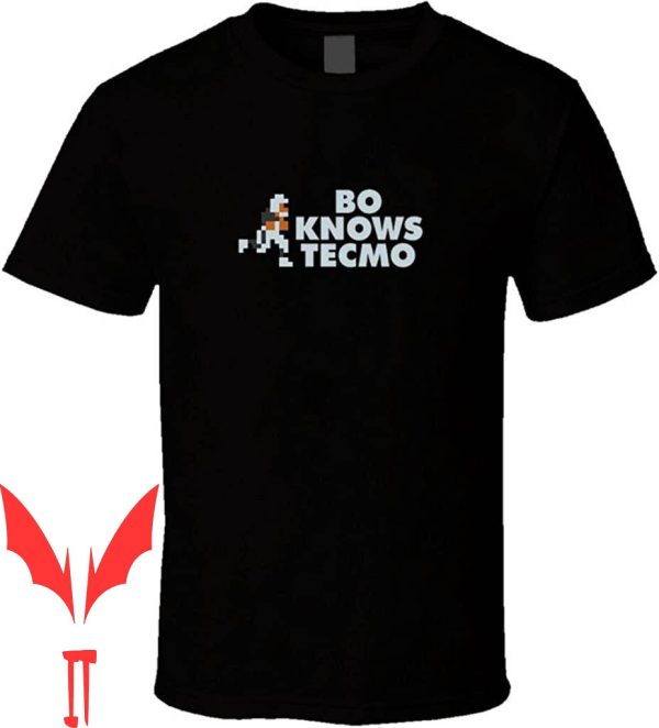 Tecmo Bowl T-Shirt Bo Jackson Bo Knows