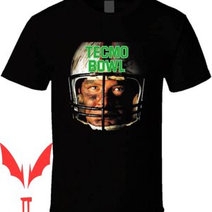 Tecmo Bowl T-Shirt Box Art Retro Football Video Game