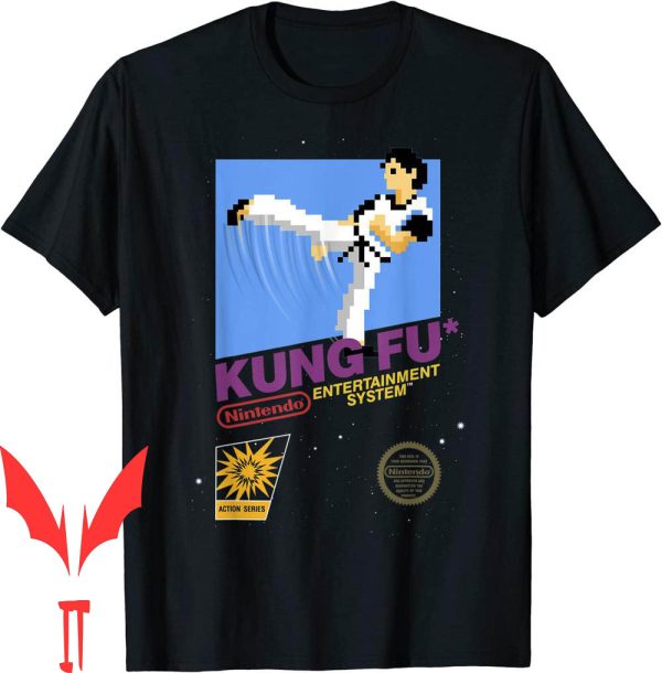 Tecmo Bowl T-Shirt Nintendo Kung Fu Action Series Retro