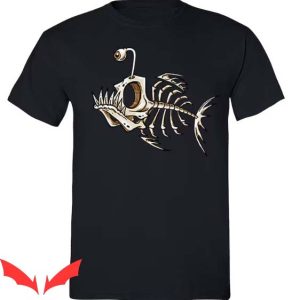 Tournement Fishing T Shirt Anglerfish Bonefish One Eye