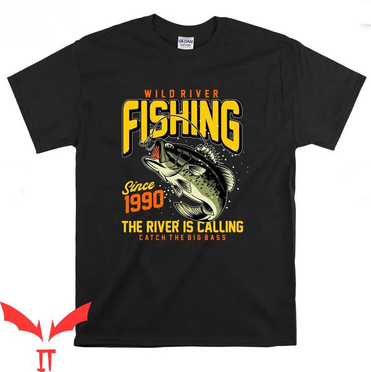 Tournement Fishing T Shirt Big World River Fishing Shirt