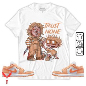 Trust No One T Shirt Chucky Sneaker Match Sunset Shirt