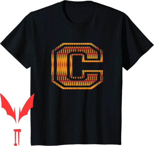 Varsity Letter T-Shirt African Kente C Monogram Graphic