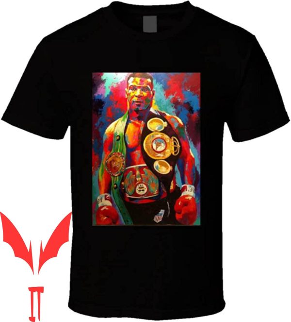 Vintage Boxing T-Shirt Champion Belt Fighter Pop Colorful