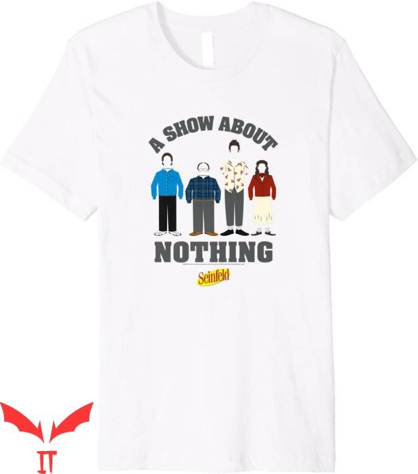 Vintage Seinfeld T-Shirt A Show About Nothing Cast Sitcom