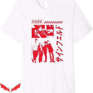 Vintage Seinfeld T-Shirt Kanji Poster Comedy Sitcom Tee