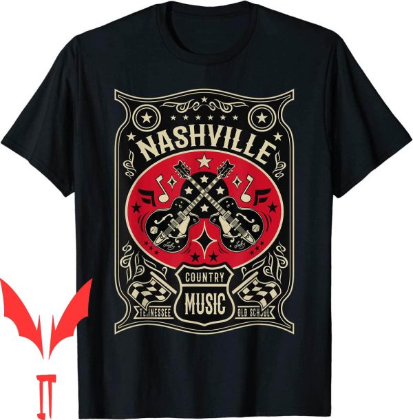 Vintage Tennessee T-Shirt Nashville Retro Country Music