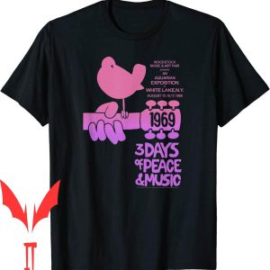 Woodstock 99 T-Shirt Original Event Pink Aquarian