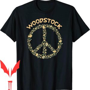 Woodstock 99 T-Shirt Peanuts 50th Anniversary Peace Sign