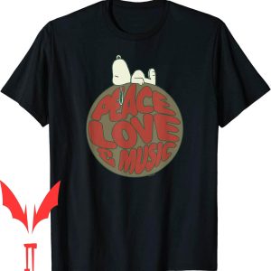 Woodstock 99 T-Shirt Peanuts Anniversary Peace Love Music