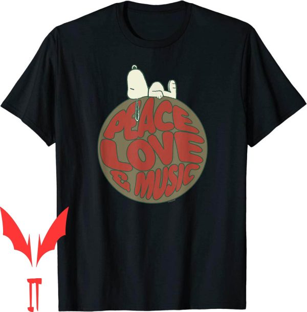 Woodstock 99 T-Shirt Peanuts Anniversary Peace Love Music