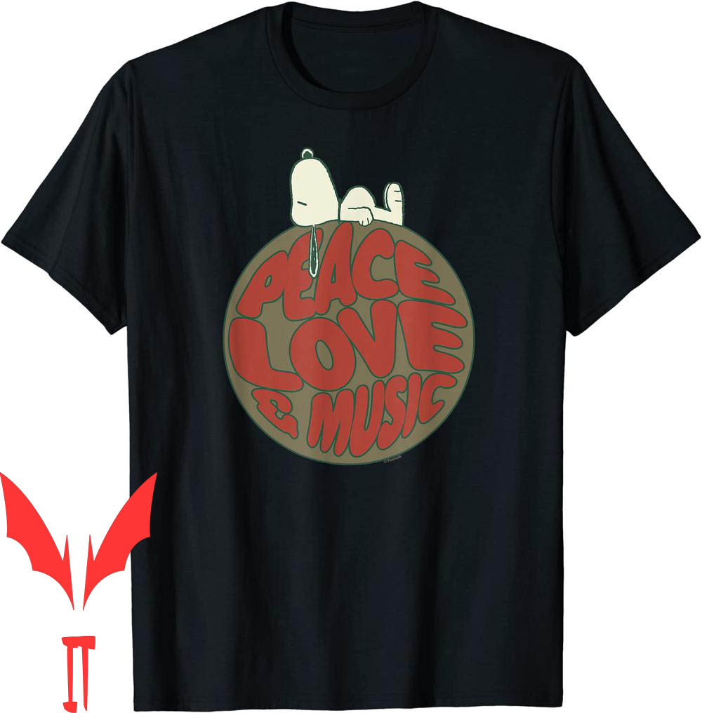 Woodstock 99 T-Shirt Peanuts Anniversary Peace Love Music Woodstock 99 T-Shirt Peanuts Anniversary Peace Love Music