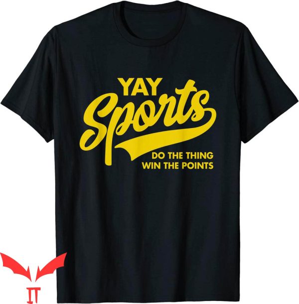 Yay Sports T-Shirt Do The Thing Win The Points Yellow Swash