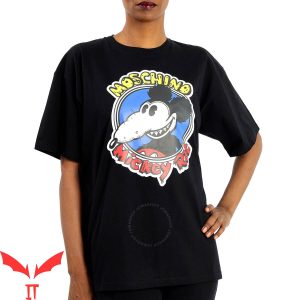 Mickey Rat T-shirt Vintage Retro Mickey Rat Scary Moschino