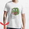 Pepe Frog T-shirt Funny Meme Pepe Frog Feels Good Man Smile