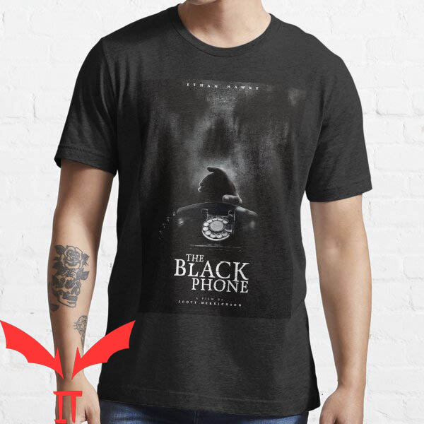 The Black Phone T-shirt Poster For Horror Film Child Killer