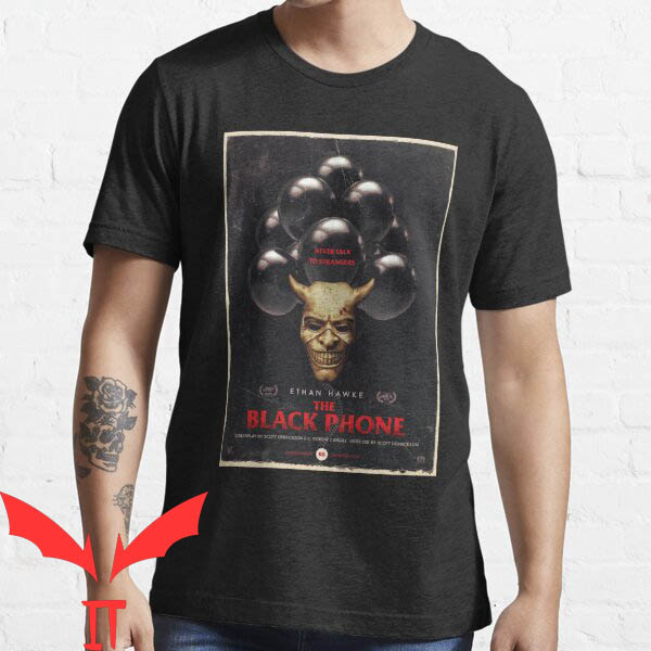 The Black Phone T-shirt Cool Poster For Horror Film Murderer