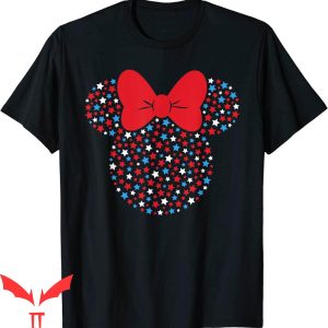4th Of July T-Shirt Disney Minnie Mouse Red White Blue Stars